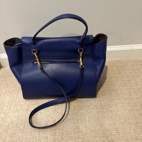 Celine Mini Belt Bag Navy Blue Calfskin - Picture 4 of 15